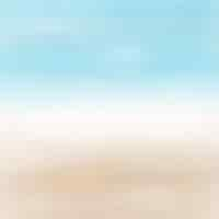 Free vector blurred beach landscape