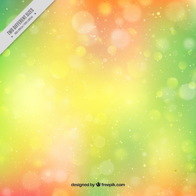 Free vector blurred bokeh color background