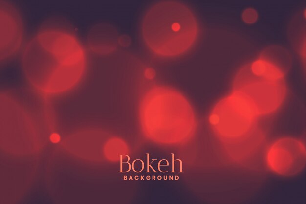 blurred bokeh light effect background in faded red color