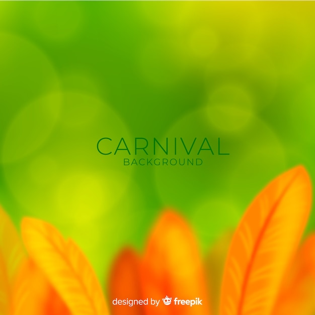 Blurred brazilian carnival background