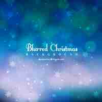 Free vector blurred christmas background with stars