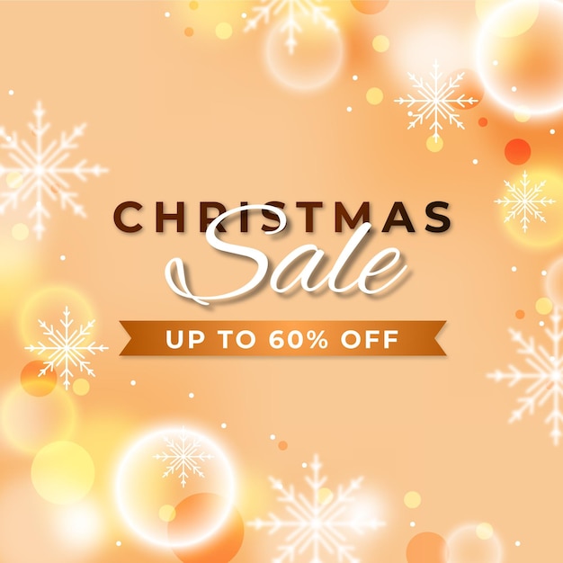 Blurred christmas sale