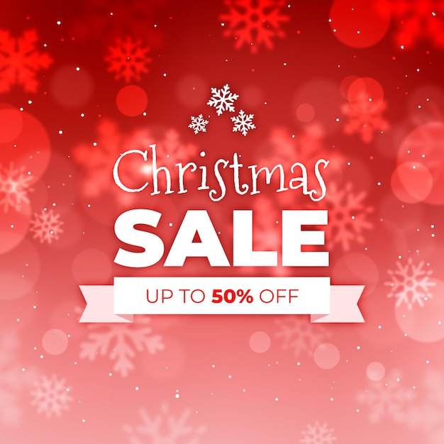 Blurred christmas sale