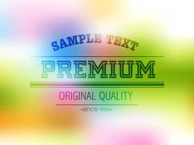 Blurred colorful background design