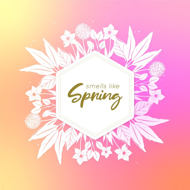 Blurred design spring background