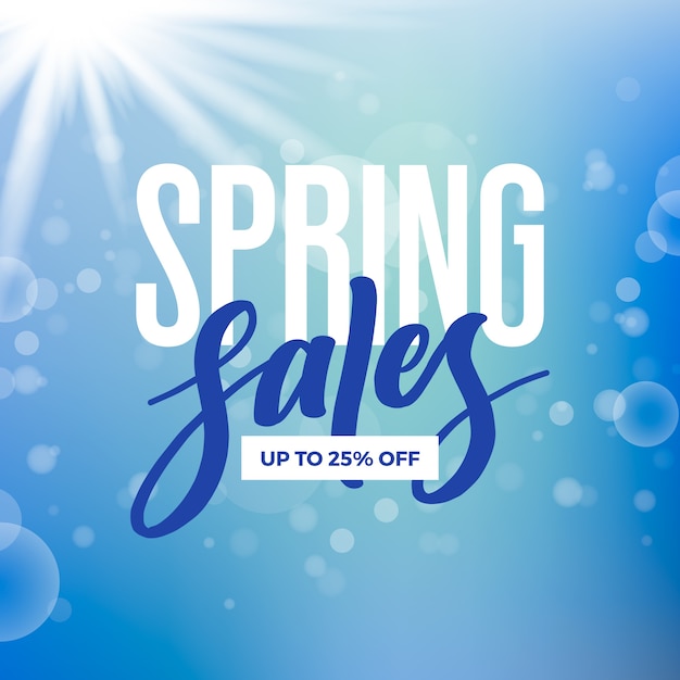 Blurred design spring sale