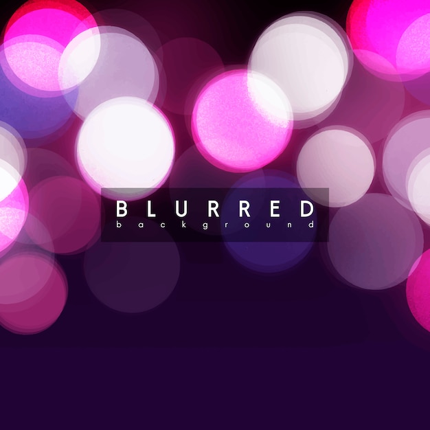 Blurred glowing background effect vector