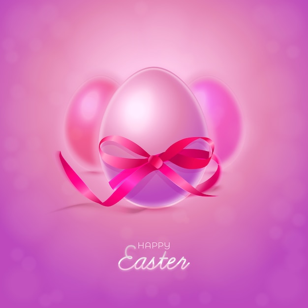 Blurred happy easter day background