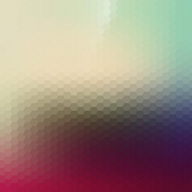 Free vector blurred hexagonal background