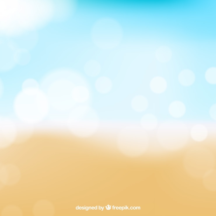 Free Vector blurred landscape background with bokeh effect