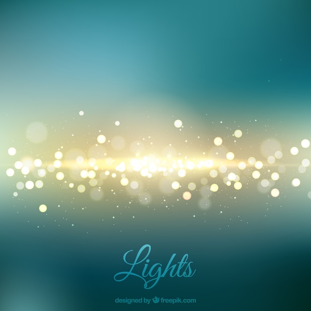 Free vector blurred lights background