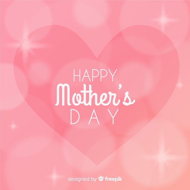 Blurred mother's day background