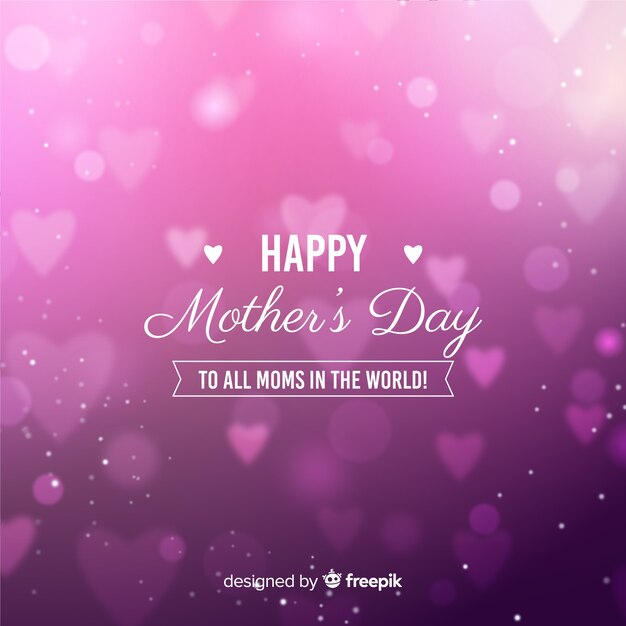 Blurred mother's day background