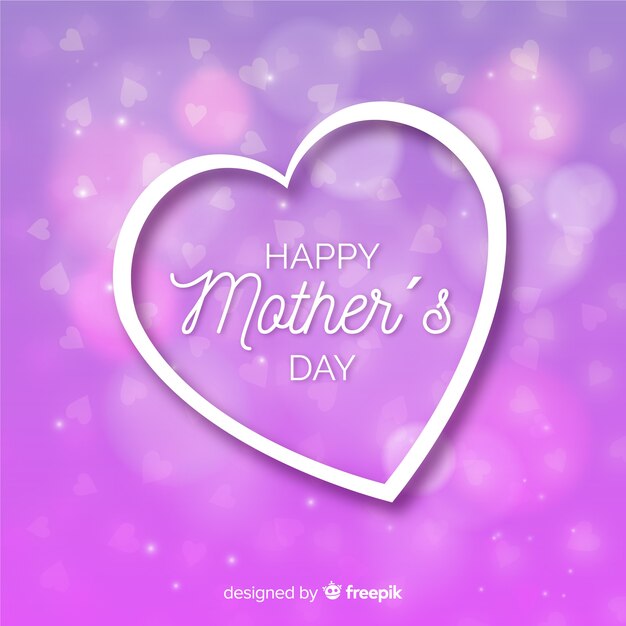 Blurred mother's day background