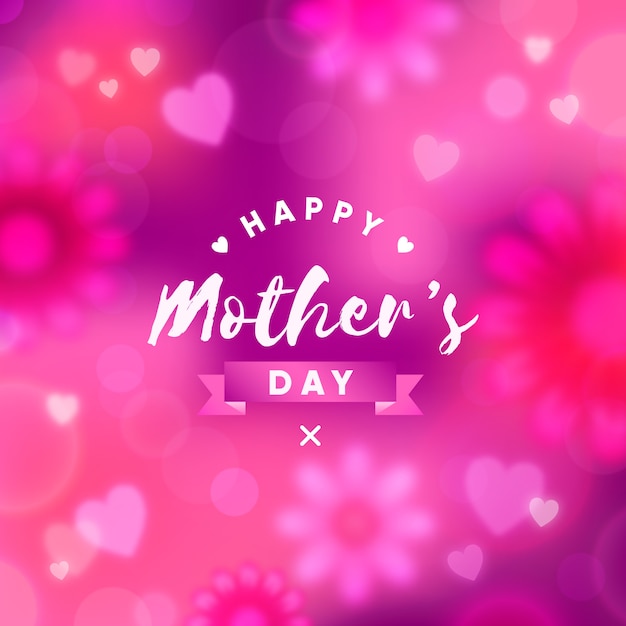 Blurred mother's day wallpaper