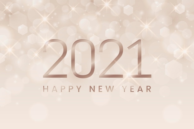 Blurred new year 2021 background