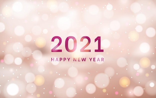 Blurred new year 2021 background