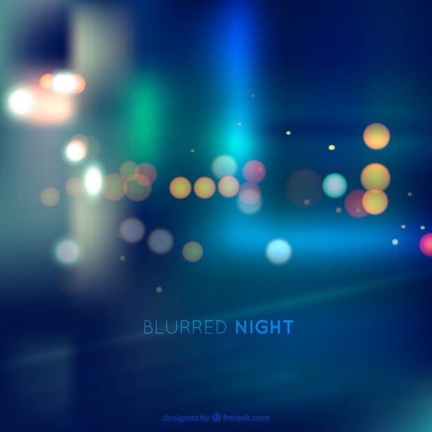 Blurred night background