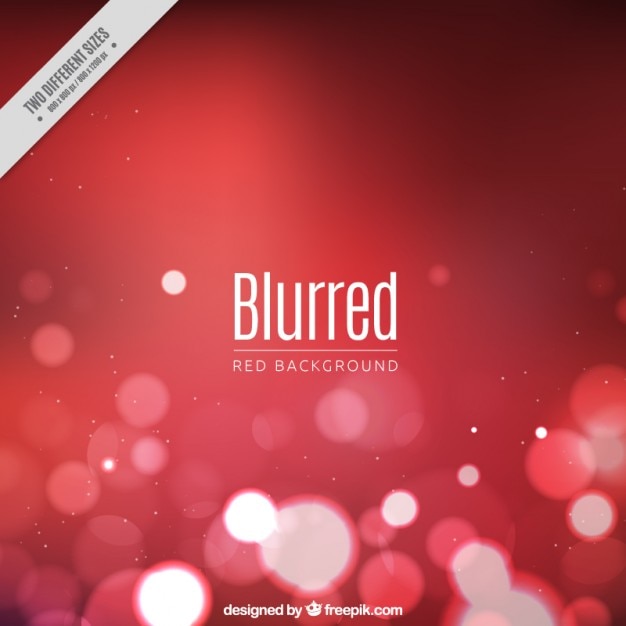 Free vector blurred red background