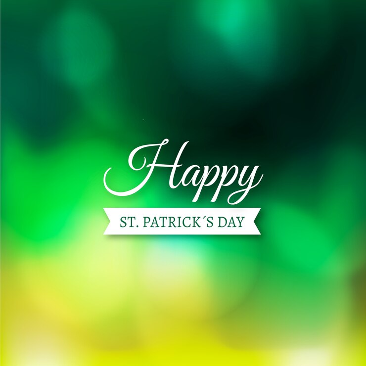 मुफ़्त वेक्टर blurred st. patrick's day