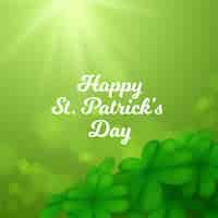 Free vector blurred st. patricks day theme