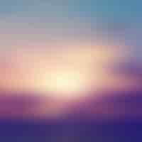 Free vector blurred sunrise background