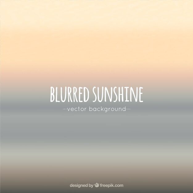 Blurred sunshine background