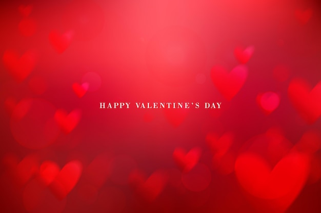 Blurred valentine's day background