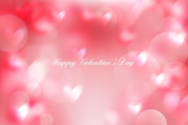 Blurred valentine's day background