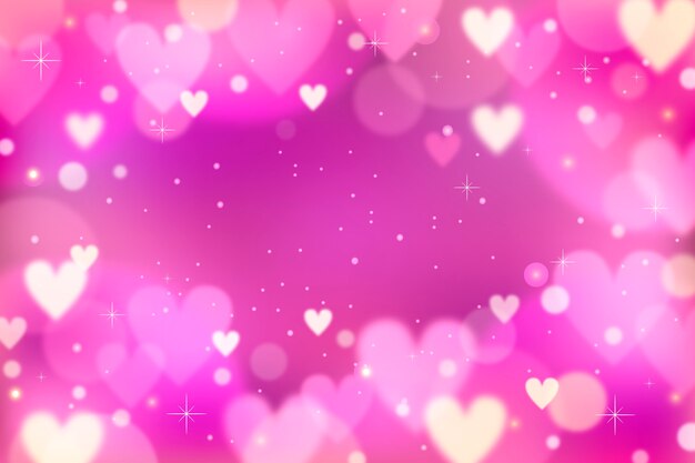 Blurred valentine's day wallpaper