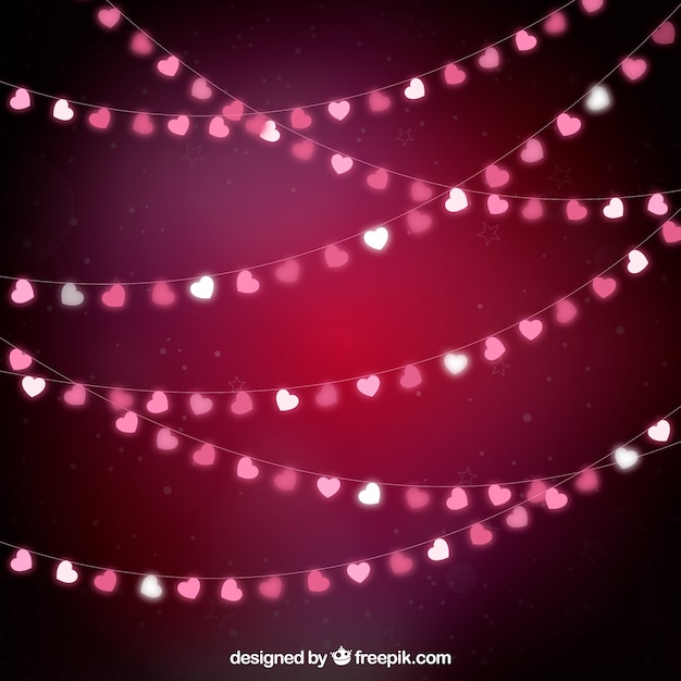 Blurred valentines day background