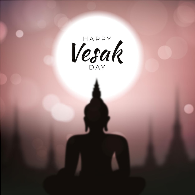 흐리게 vesak 하루 그림