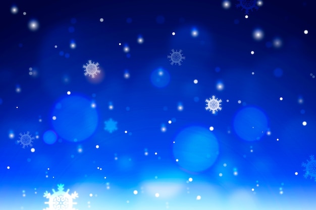 Blurred winter background