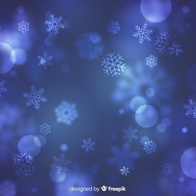 Free vector blurry christmas background