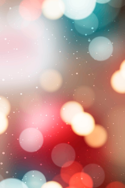 Blurry colorful bokeh light background