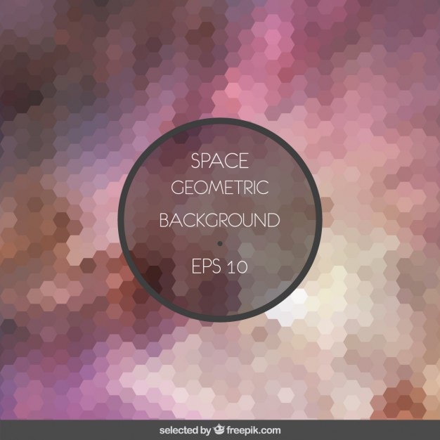 Free vector blurry geometric background