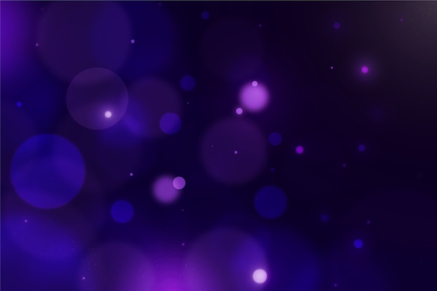 Blurry violet bokeh glare background
