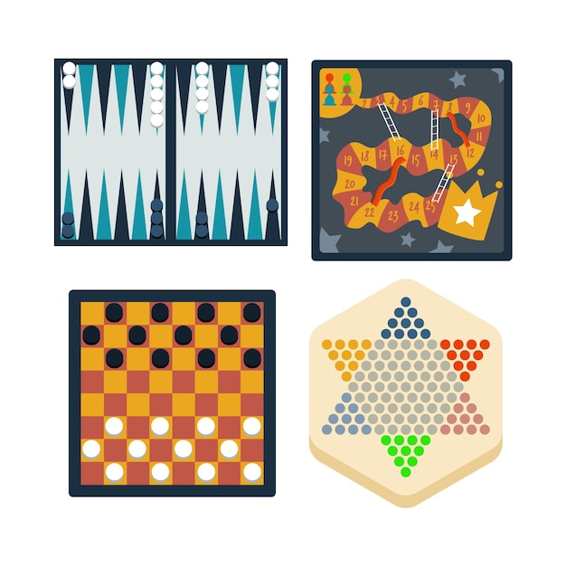 Free vector board game collection