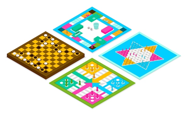 Free vector board game collection