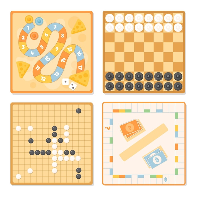 Free vector board game collection