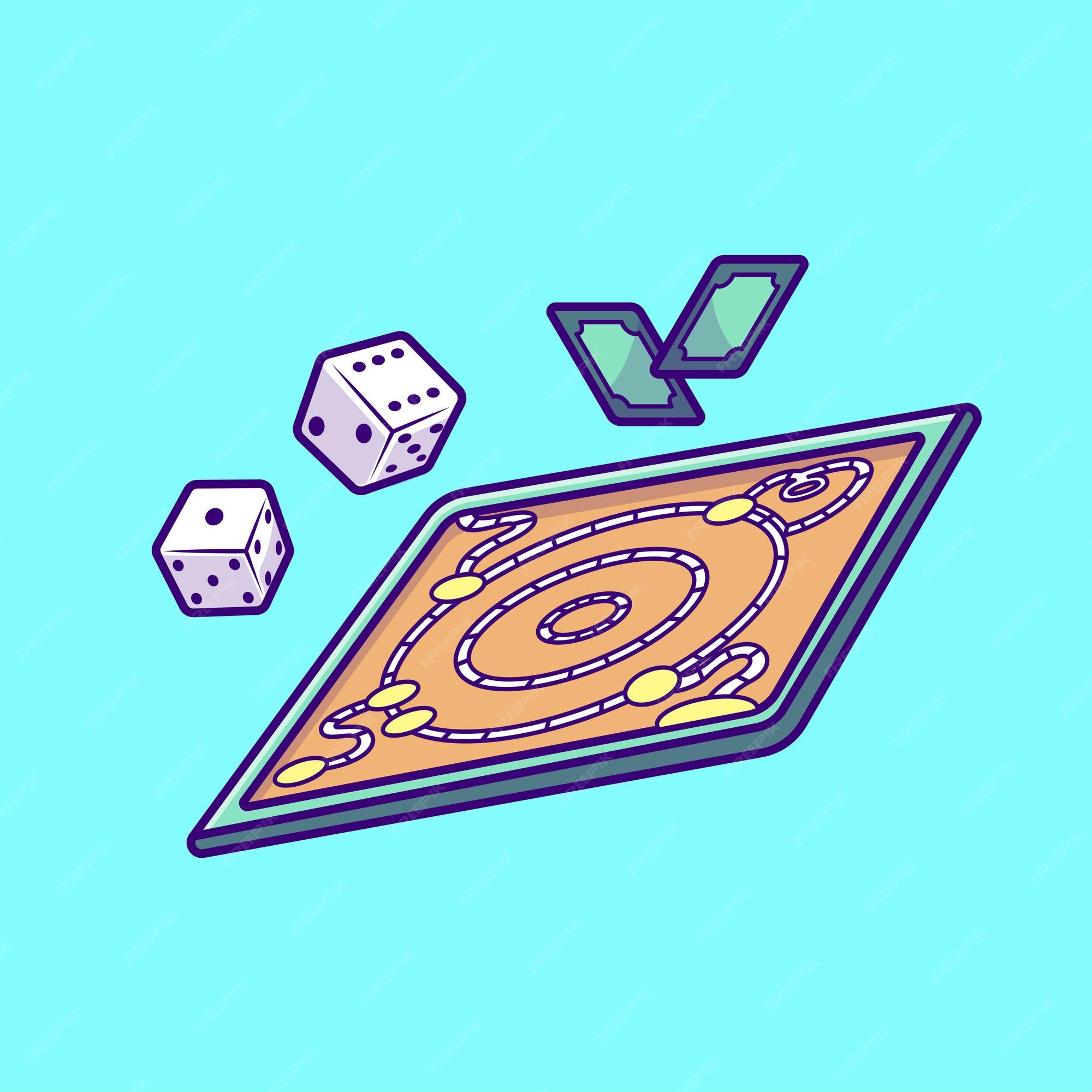 A board game template Royalty Free Vector Image