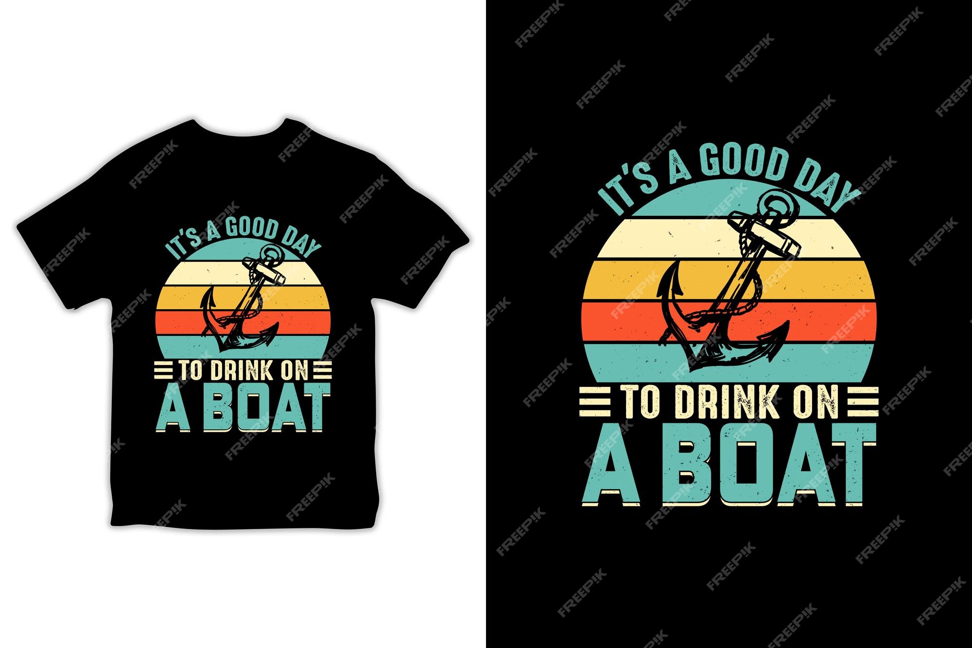 Premium Vector | Boat tshirt