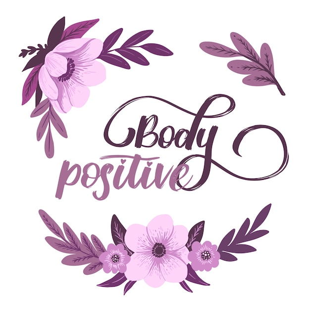 Body positive lettering