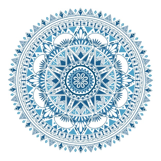 Boho pattern style graphic vector