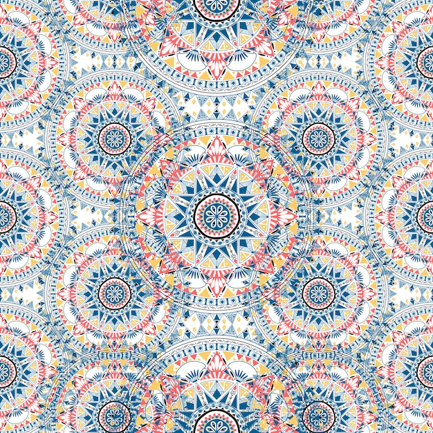 Boho pattern style graphic vector