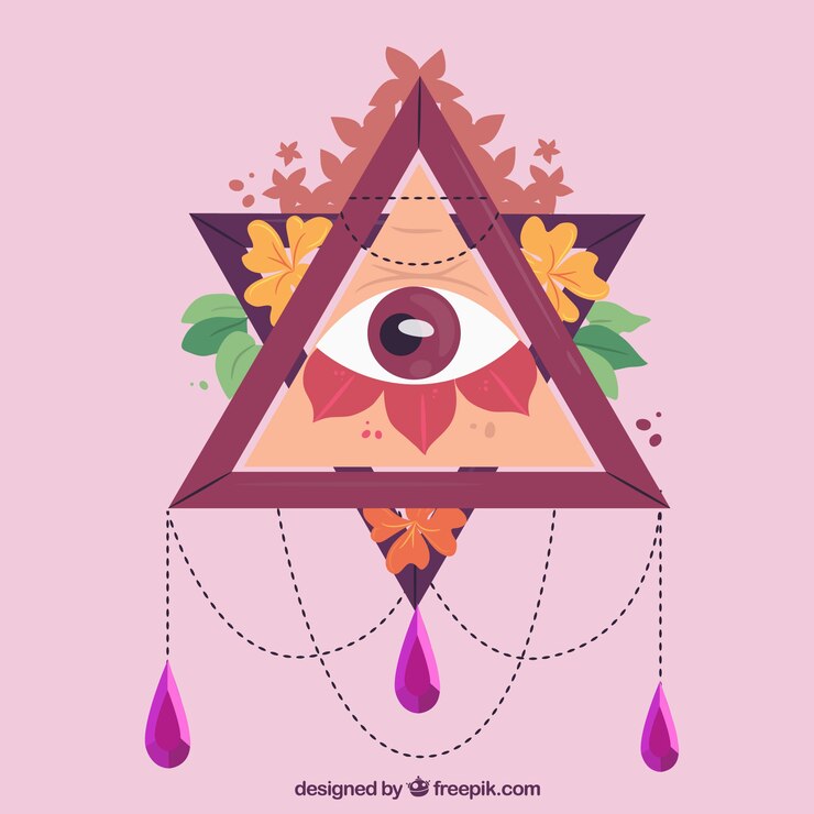 Free Vector boho style background with flat design