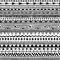 Free vector boho style pattern