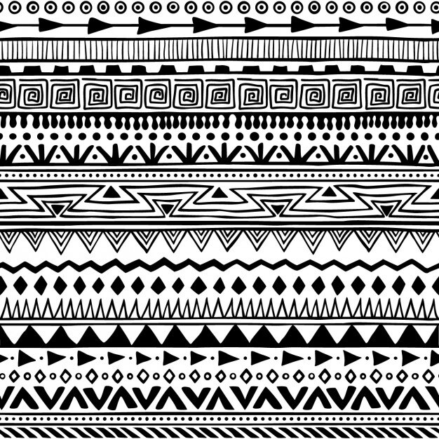 Boho style pattern