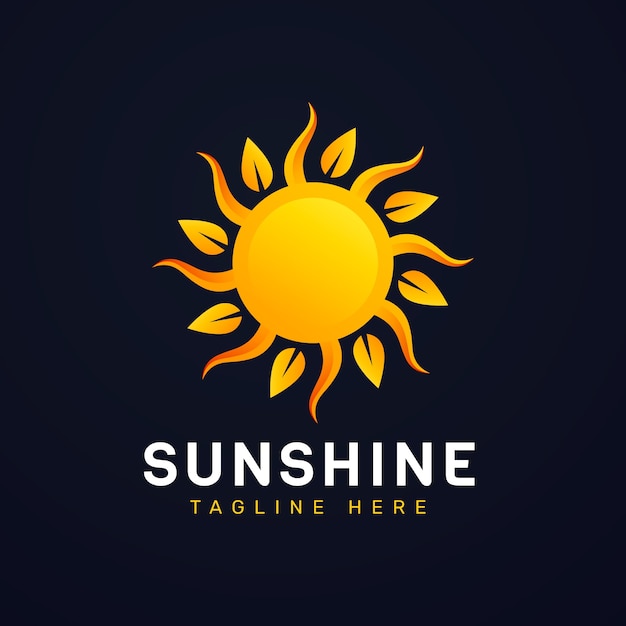 Дизайн логотипа солнца бохо