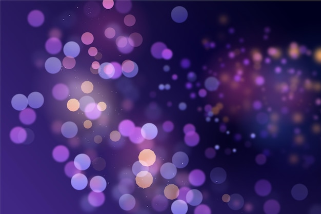 Bokeh abstract glowing background